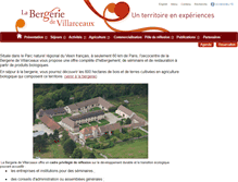 Tablet Screenshot of bergerie-villarceaux.org